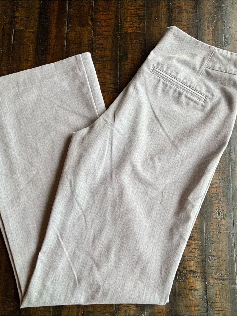 NYDJ Straight-Leg Dress Pants in Pale Gray